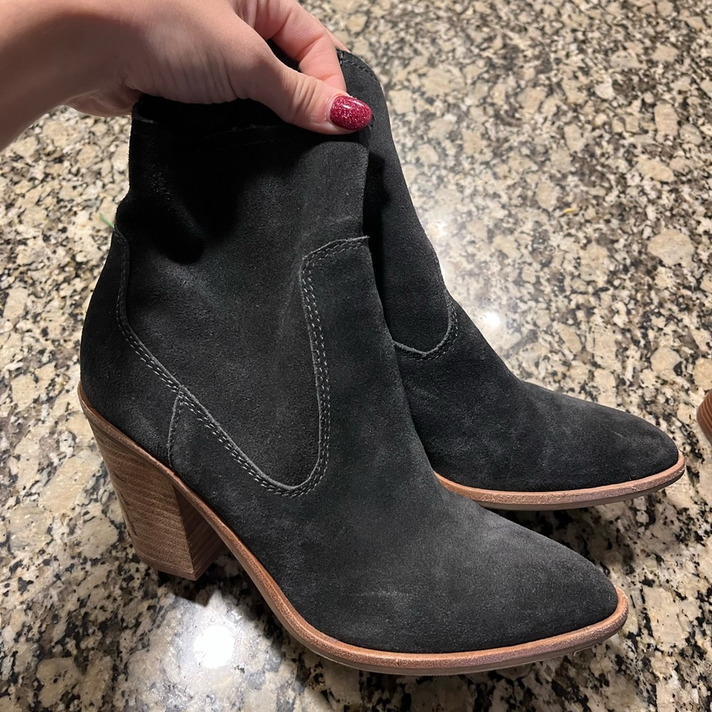 Treasure & Bond Dark Navy Booties